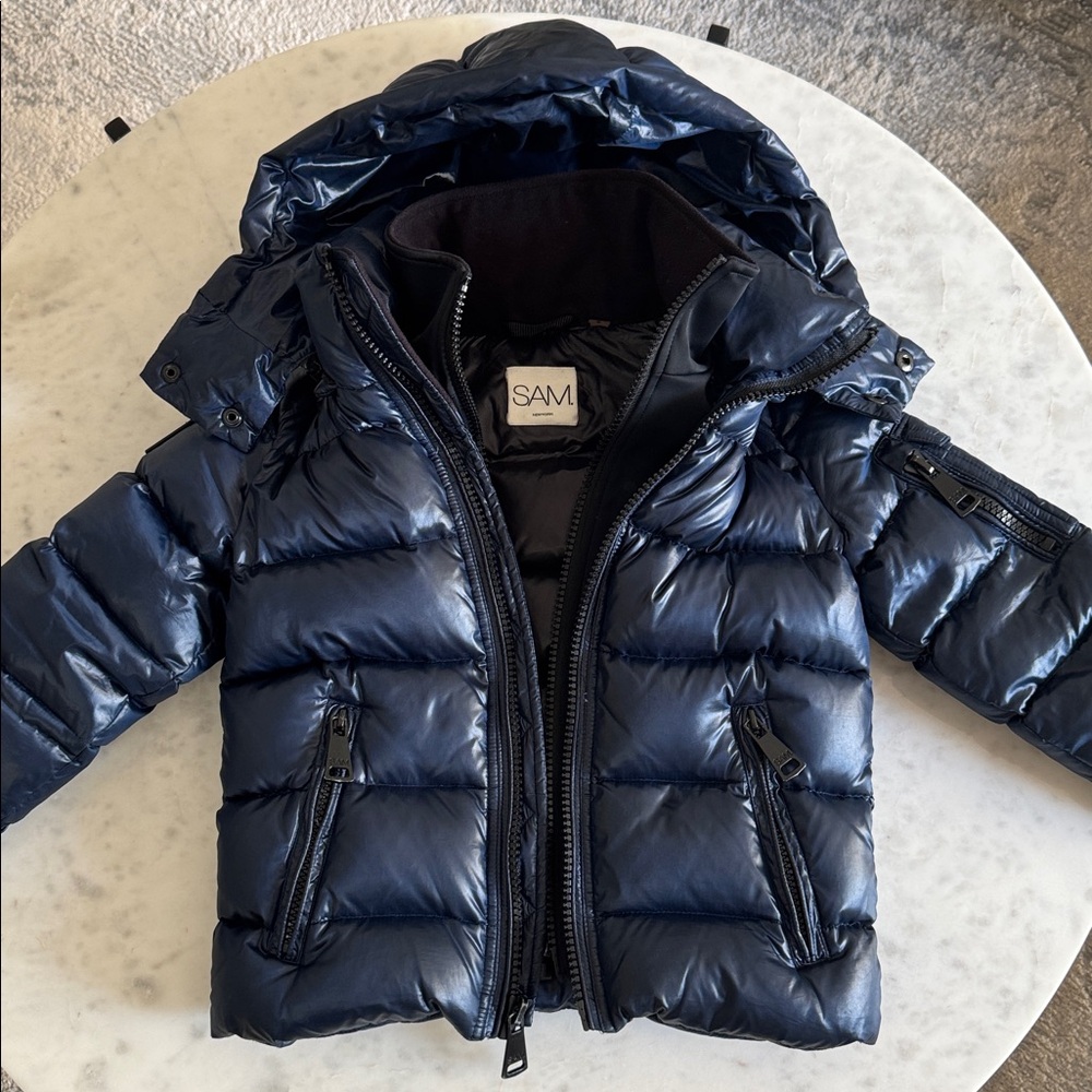 SAM. Boys Glacier Navy Puffer Coat